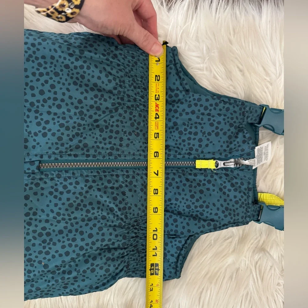 Carter’s Size‎ 3T Teal Green Bib Ski Snow Pants Polka Dot